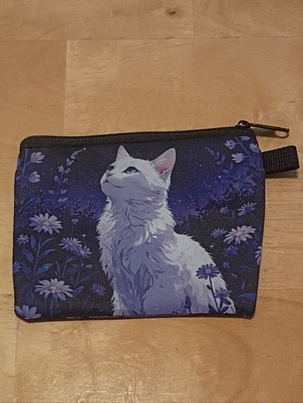 Cat in Field of Flowers | Purple Shades & White Cat | New